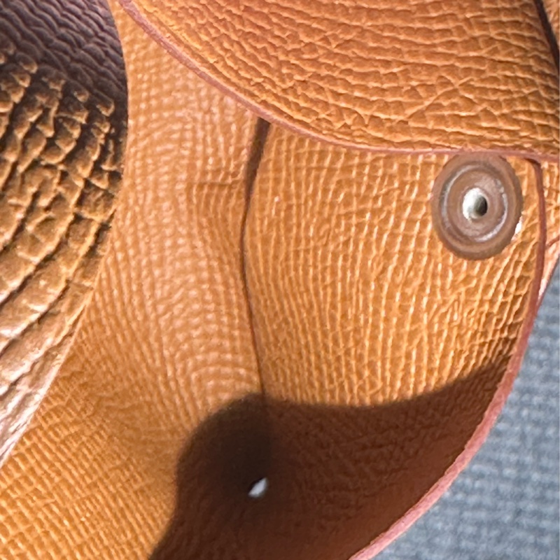 全新 愛馬仕 Hermès Calvi Card Holder Gold 金色 卡片套-4