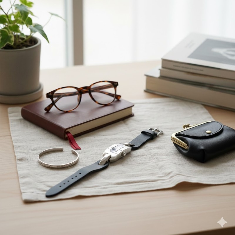 Fendi 3400L 橢圓造型皮革腕錶-15