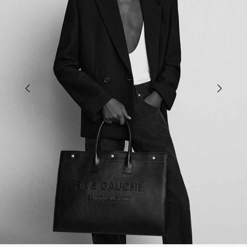 Saint Laurent ysl 牛皮 購物包 托特包 手提包 手提袋 公文包-3