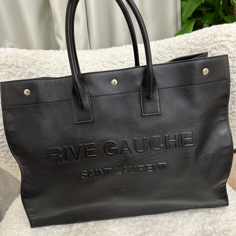 Saint Laurent ysl 牛皮 購物包 托特包 手提包 手提袋 公文包-4