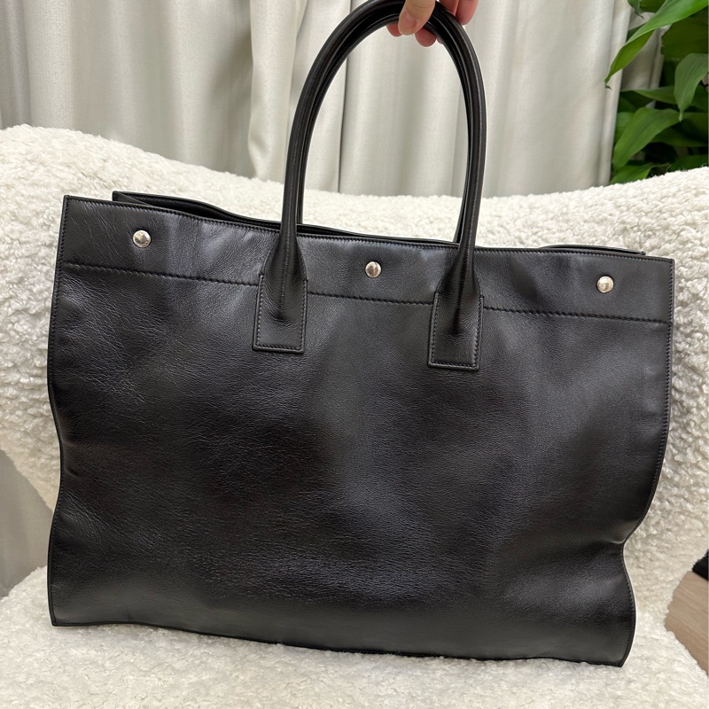 Saint Laurent ysl 牛皮 購物包 托特包 手提包 手提袋 公文包-5