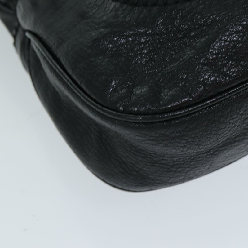 【日本直送】GUCCI 竹子 Jackie 單肩包皮革黑色 223929 正品 79722-13
