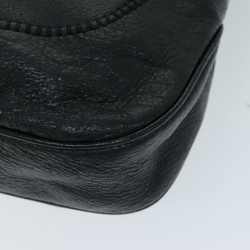 【日本直送】GUCCI 竹子 Jackie 單肩包皮革黑色 223929 正品 79722-14