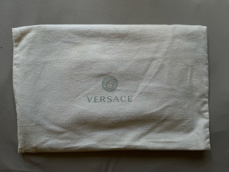 🙏求變現🙏VERSACE 范思哲 凡賽斯 皮革 巴洛克印花 手拿包 二手正品-7