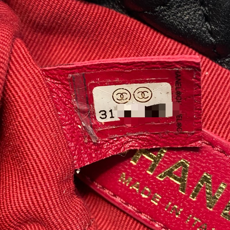 △ Chanel 香奈兒 Mini Bucket Black Lambskin Faux Pearl Chain Backpack 迷你黑色羊皮仿珍珠鏈條水桶包 AS2529 - 247014707-15