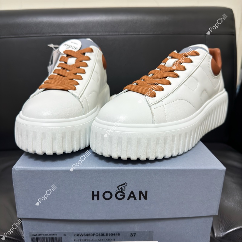 全新正品Hogan h strip餅乾鞋-Hogan餅乾鞋 37-0
