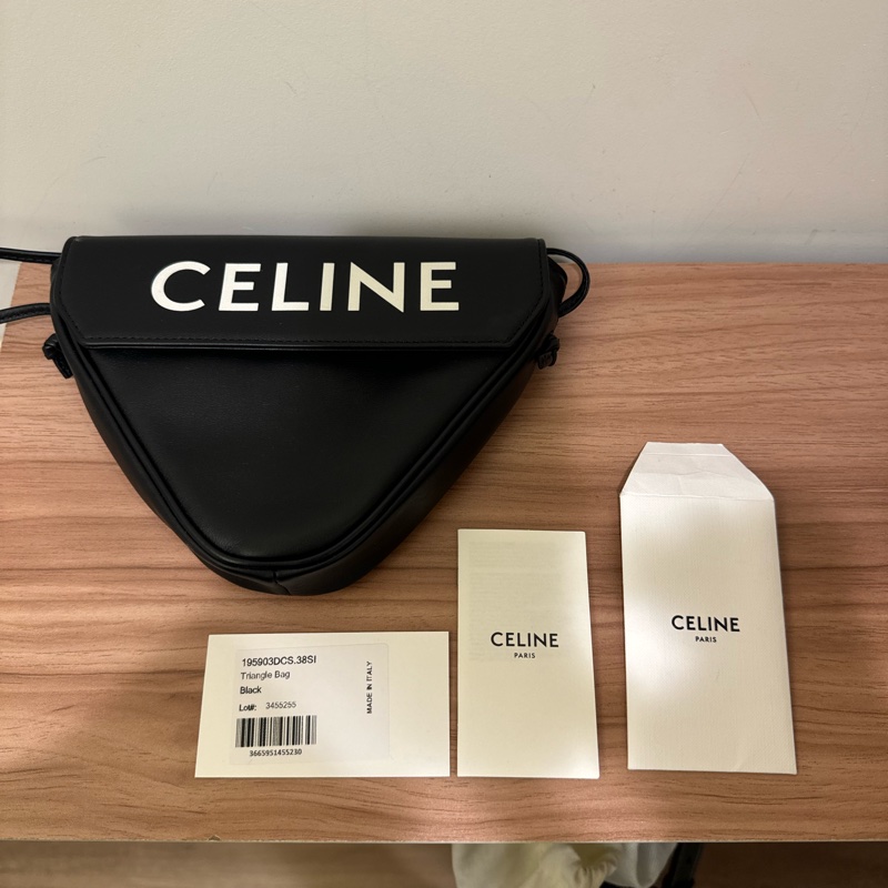 CELINE 三角包全黑男女適合-2
