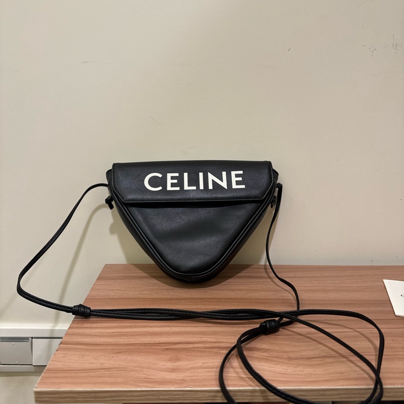 CELINE 三角包全黑男女適合-13