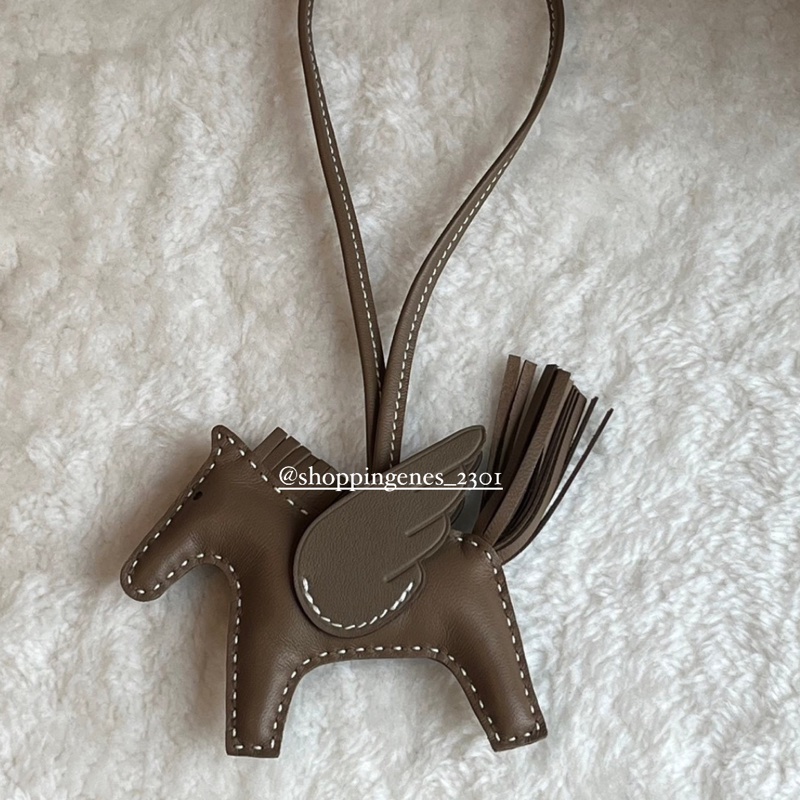 愛馬仕 小飛馬 吊飾 大象灰 走白線 ❗️尚未抵台-4