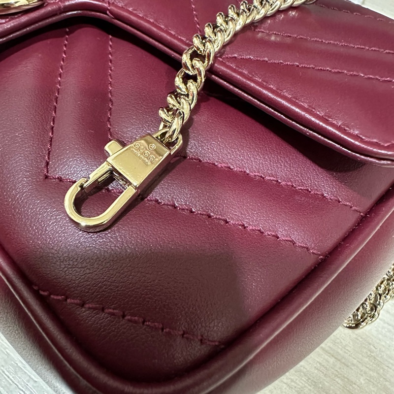 Gucci Marmont 馬夢 卡包 零錢/卡夾二合一 白色-8