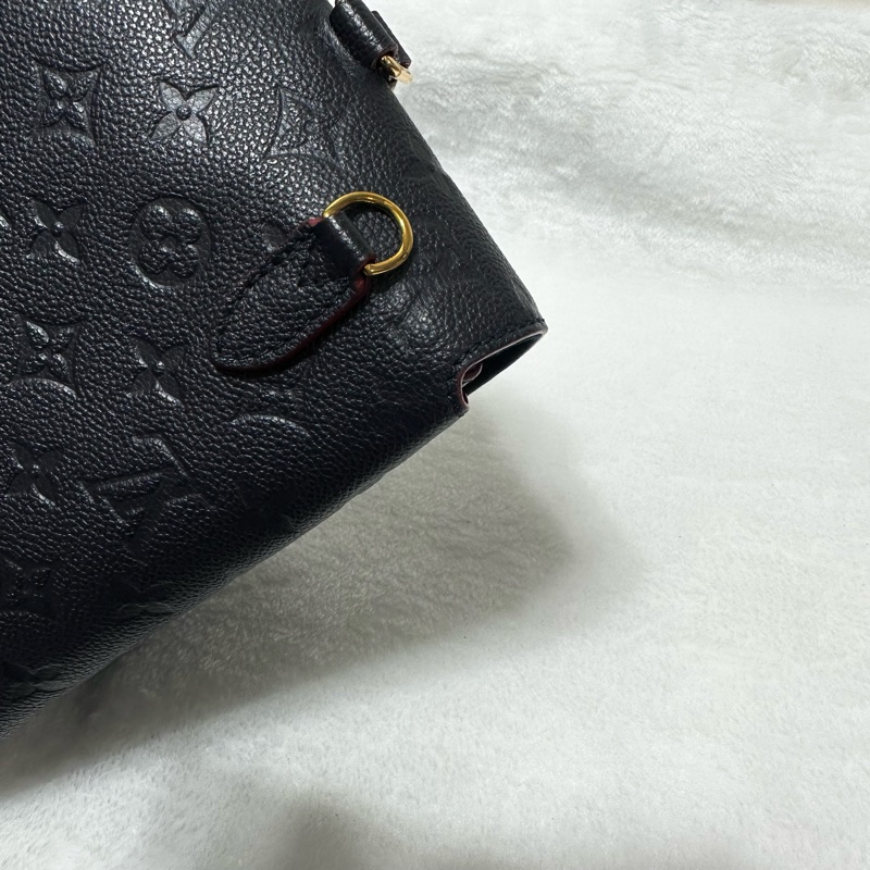 LV 鎖頭包 牛皮壓紋 荔枝牛皮 郵差包 肩背包 斜背包 手提包-26