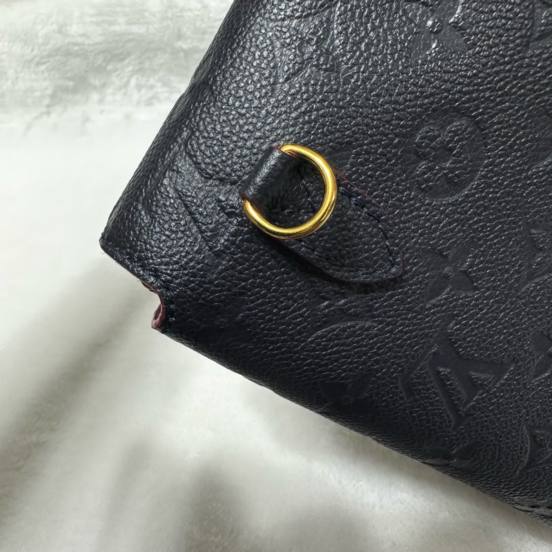 LV 鎖頭包 牛皮壓紋 荔枝牛皮 郵差包 肩背包 斜背包 手提包-27