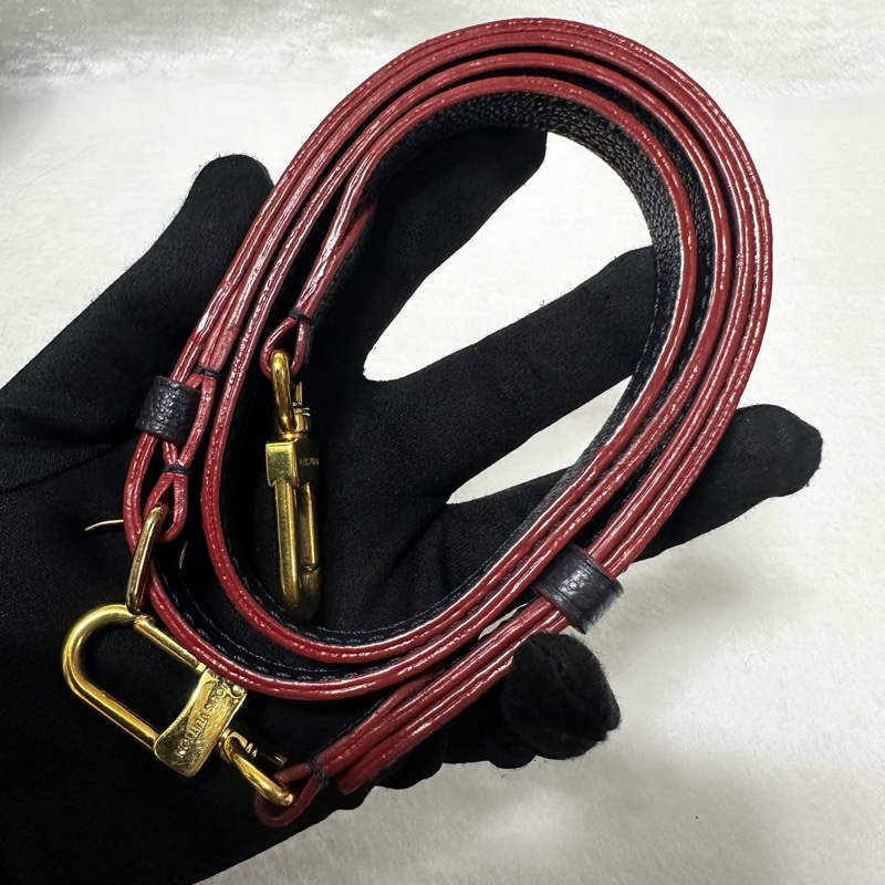 LV 鎖頭包 牛皮壓紋 荔枝牛皮 郵差包 肩背包 斜背包 手提包-40