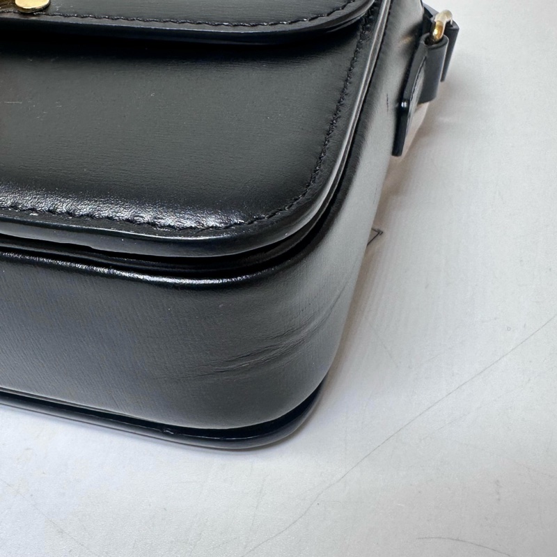 Celine瑟琳TEEN TRIOMPHE黑金凱旋門單肩包-8