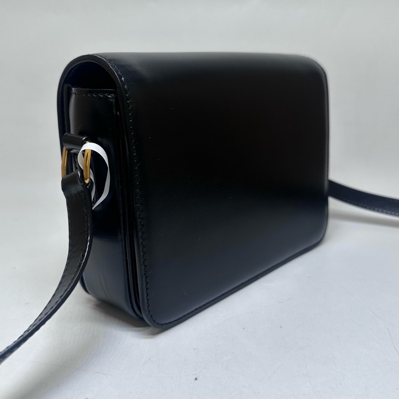 Celine瑟琳TEEN TRIOMPHE黑金凱旋門單肩包-13