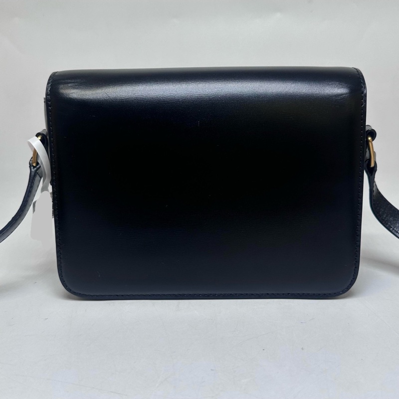 Celine瑟琳TEEN TRIOMPHE黑金凱旋門單肩包-14