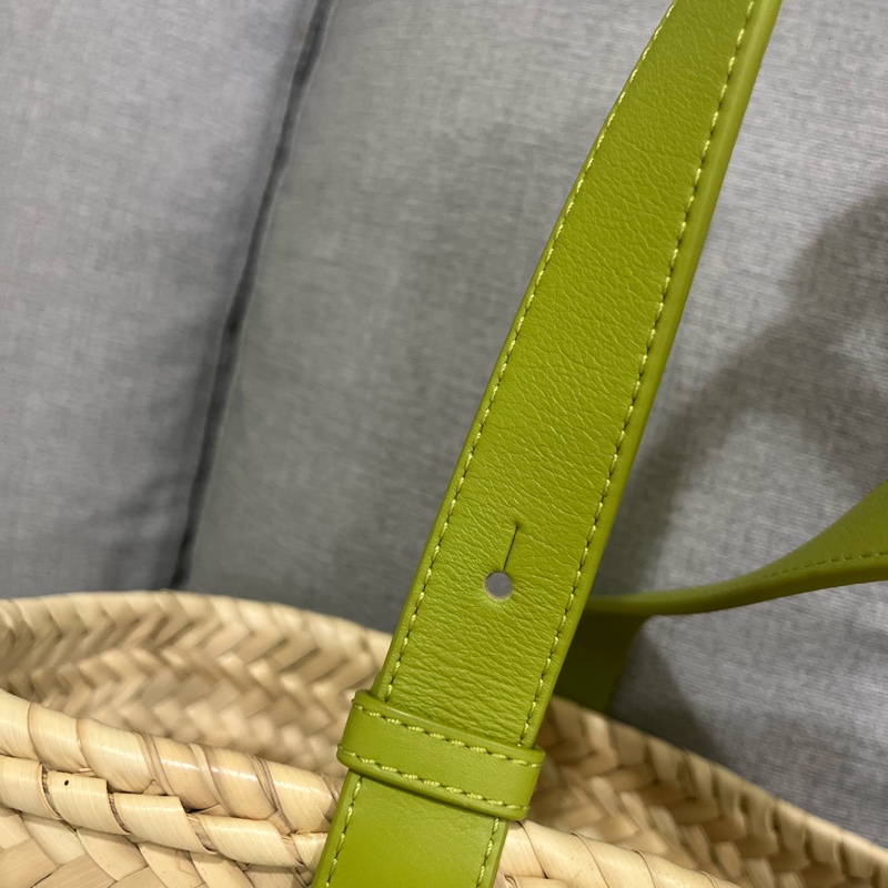 LOWEW 草編包 綠色-17