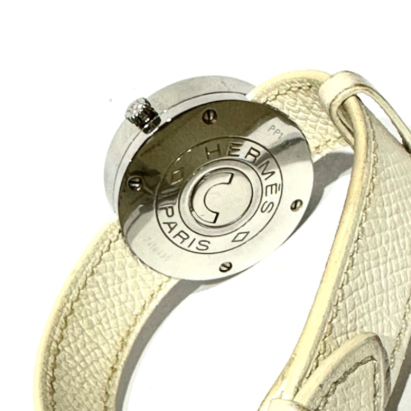 【美收精品】HERMES 女錶 米白色錶帶 88-789-2