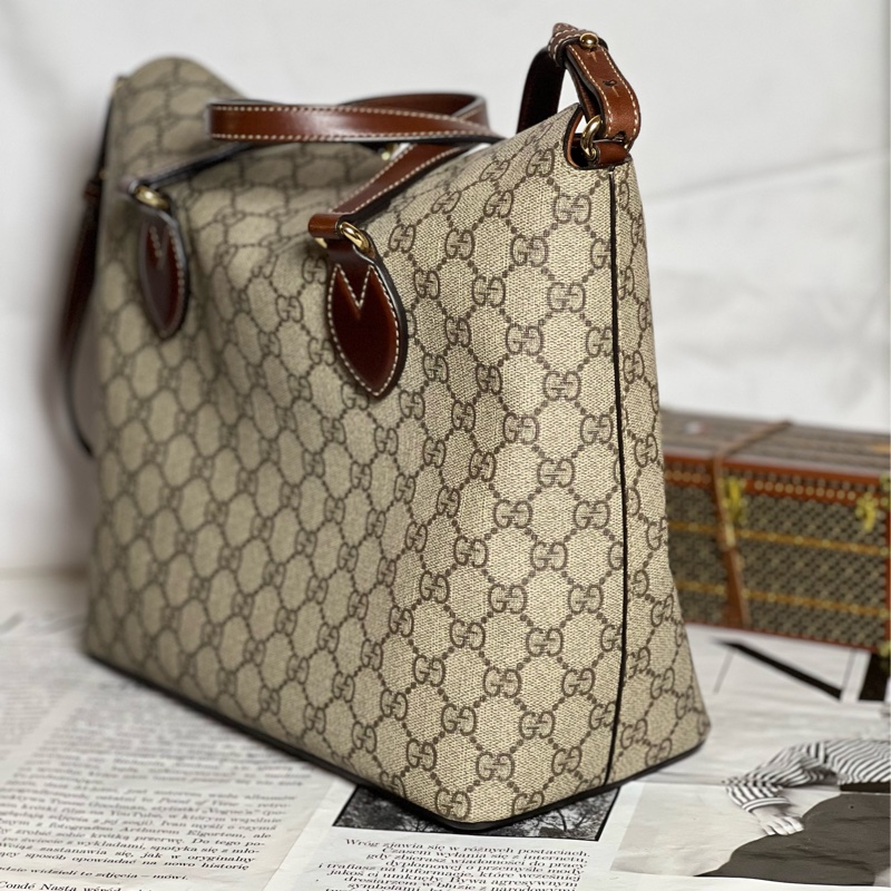 GUCCI 老花手提/肩背/斜背/托特包-4