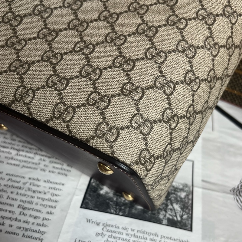 GUCCI 老花手提/肩背/斜背/托特包-11