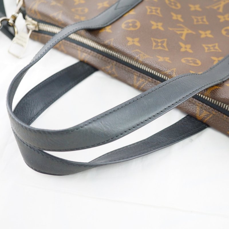 LV M56708 DAVIS GM 原花手提包 斜背包 公事包-24