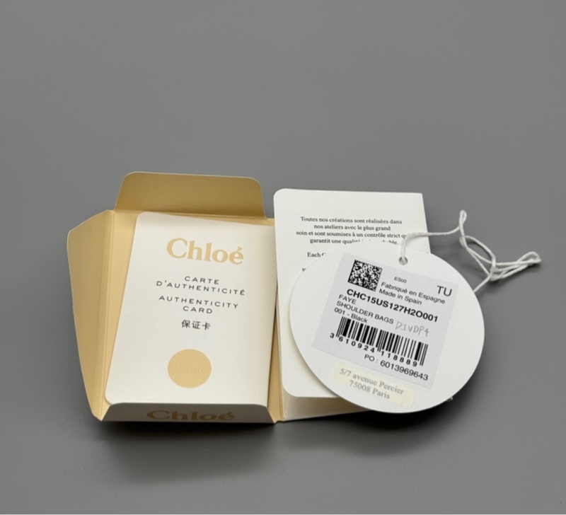 chloe faye麂皮拼接 多夾層肩背斜背包 黑色-17