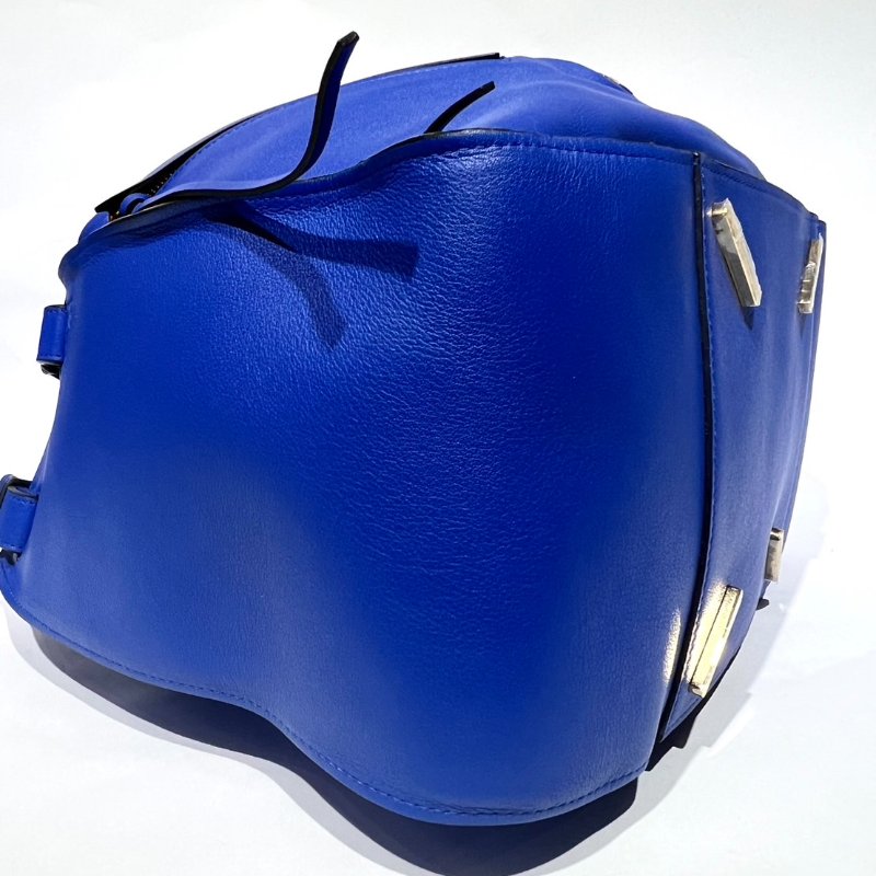 【美收精品】Loewe Loewe Anagram hmmock肩带皮革蓝色 88-759-6