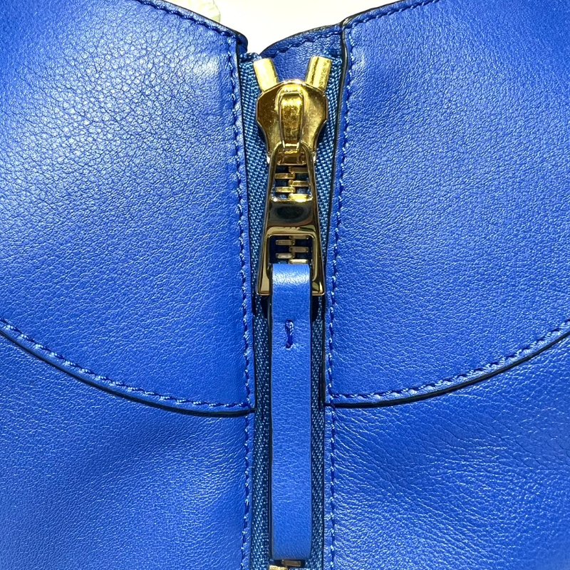 【美收精品】Loewe Loewe Anagram hmmock肩带皮革蓝色 88-759-10