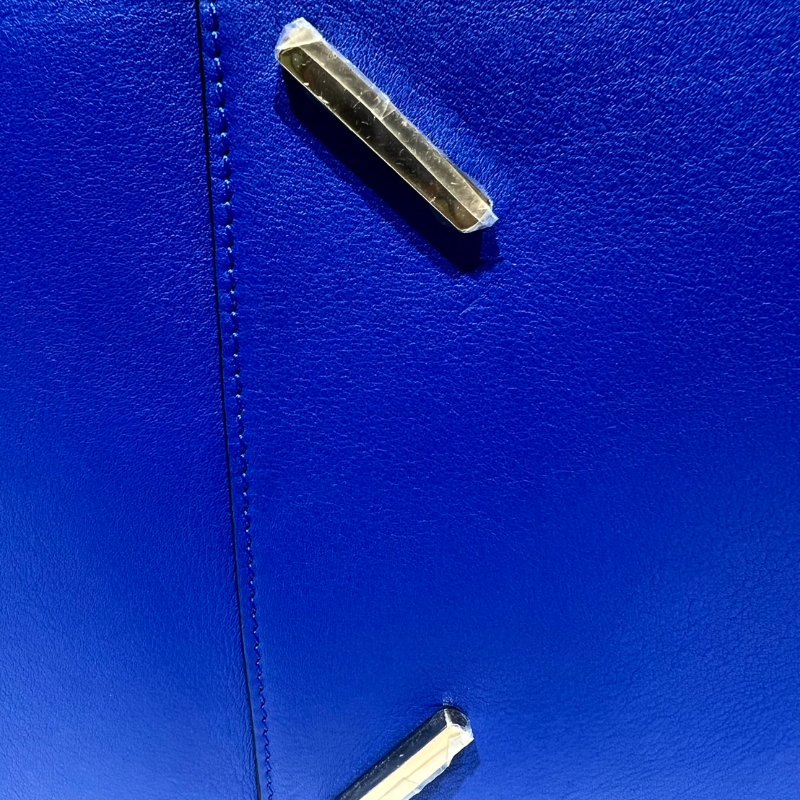 【美收精品】Loewe Loewe Anagram hmmock肩带皮革蓝色 88-759-12