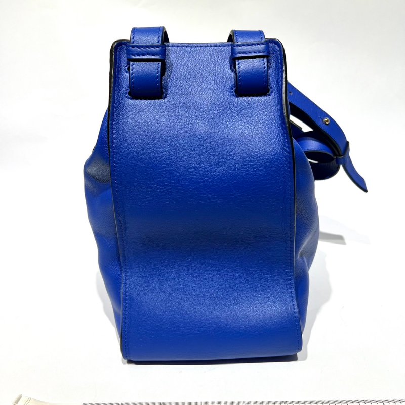 【美收精品】Loewe Loewe Anagram hmmock肩带皮革蓝色 88-759-18