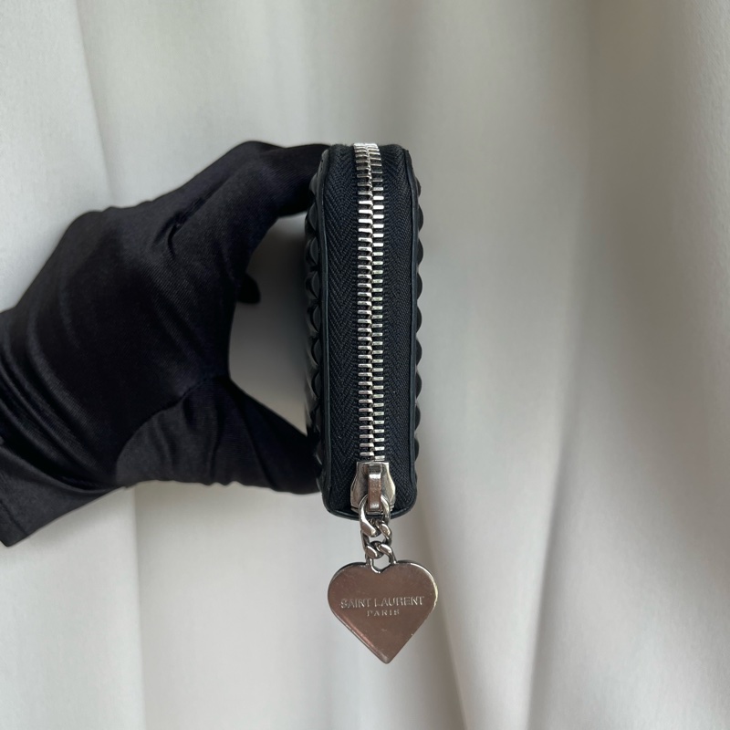 「🍖中秋檔期下殺🍖」（全配）YSL 熱門爆款 黑長夾 錢包 皮夾-13