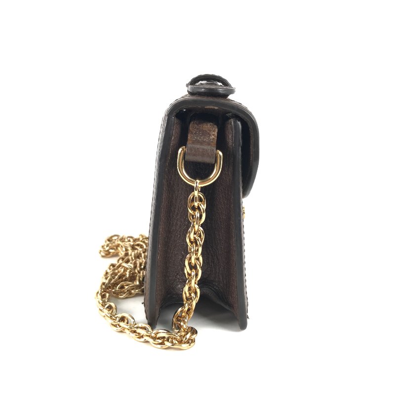 △ Gucci 古馳 Ophidia GG Mini Ebony Beige GG Canvas Calfskin Shoulder Bag 迷你烏木色米色GG帆布牛皮肩揹袋 696180 - 247014938-3