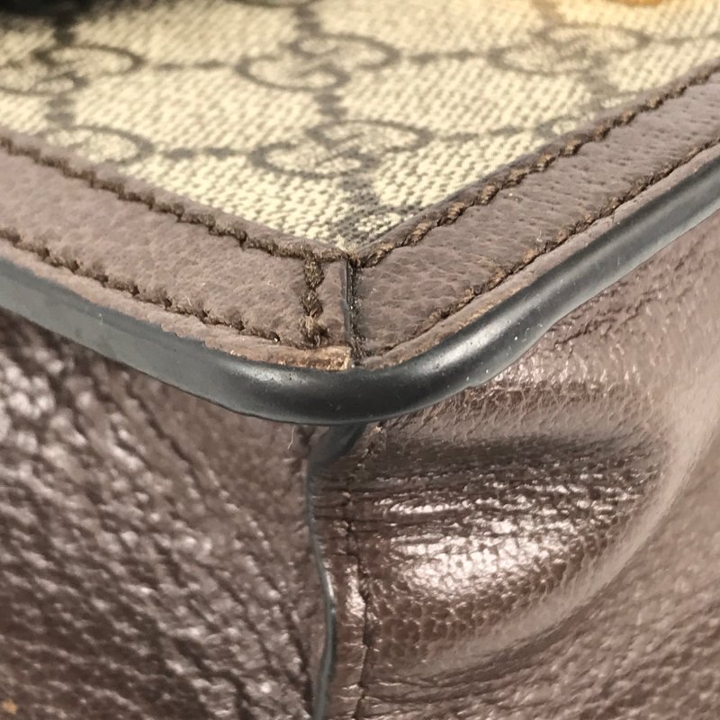 △ Gucci 古馳 Ophidia GG Mini Ebony Beige GG Canvas Calfskin Shoulder Bag 迷你烏木色米色GG帆布牛皮肩揹袋 696180 - 247014938-7