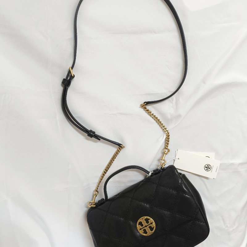 (TB)Tory Burch Willa 方胖 鏈條包 小香風 菱格紋 肩背包 側背包 手拿包 tb-2