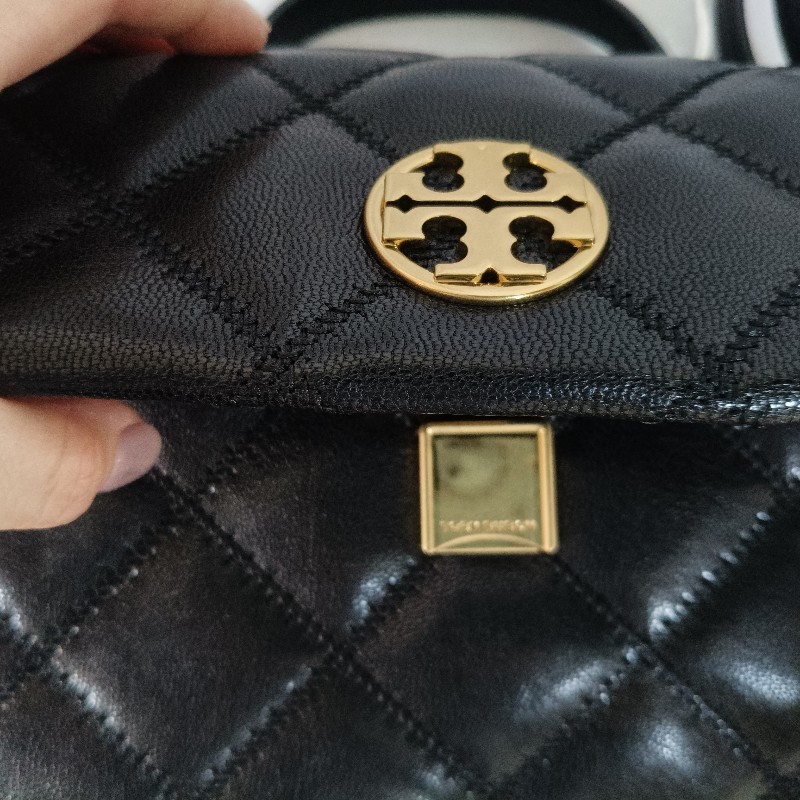 (TB)Tory Burch Willa 方胖 鏈條包 小香風 菱格紋 肩背包 側背包 手拿包 tb-5