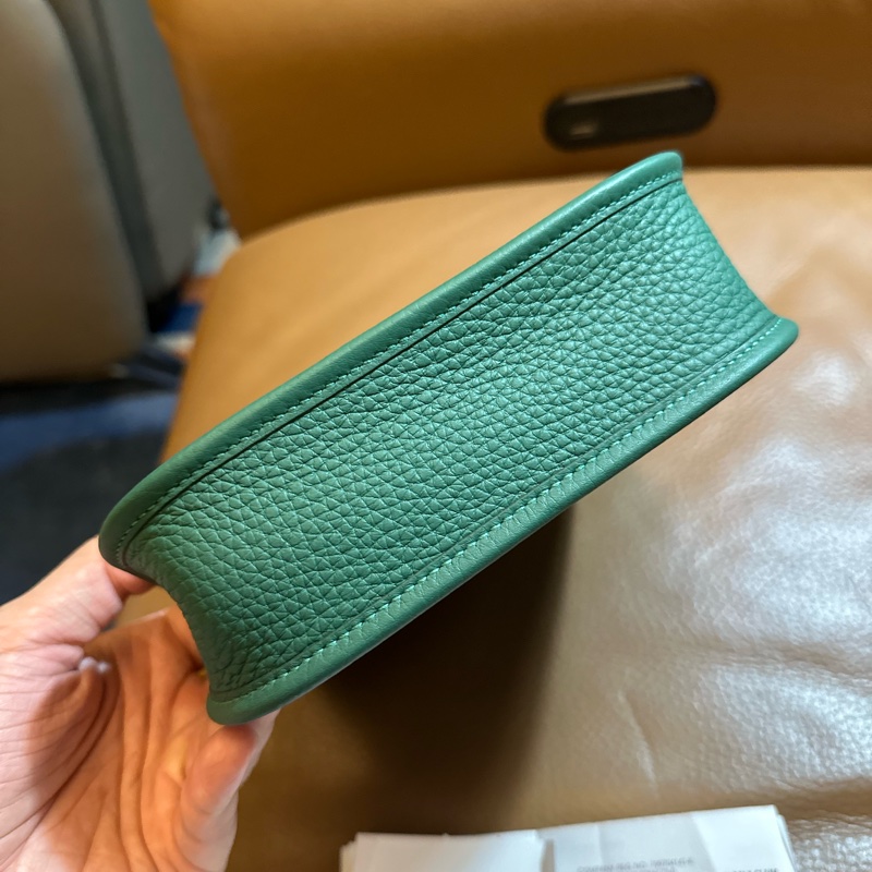 售出-Hermes mini evelyne 全新 中綠色 vert moyen-10