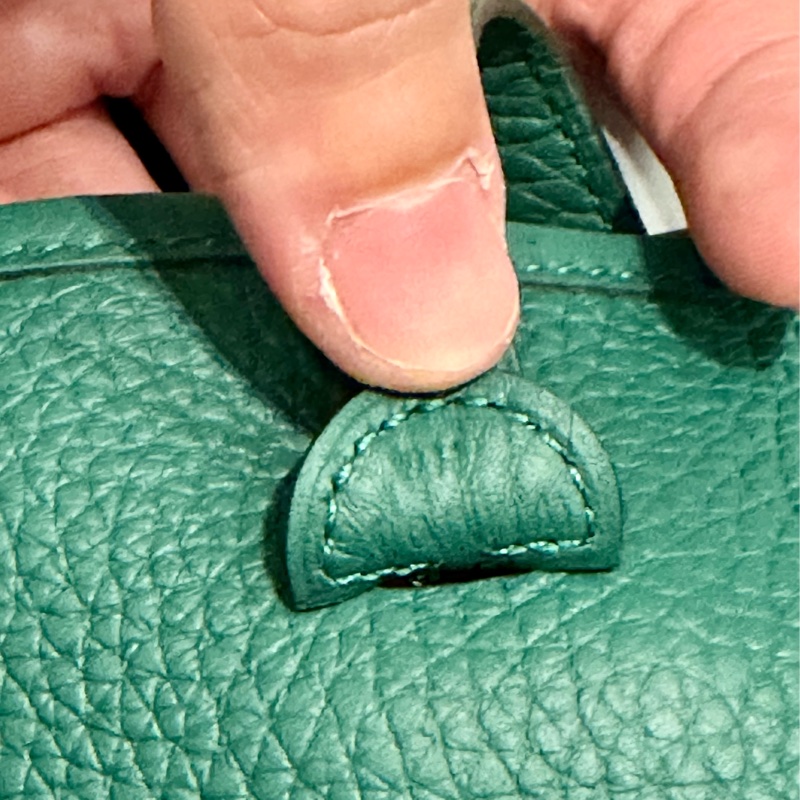 售出-Hermes mini evelyne 全新 中綠色 vert moyen-16
