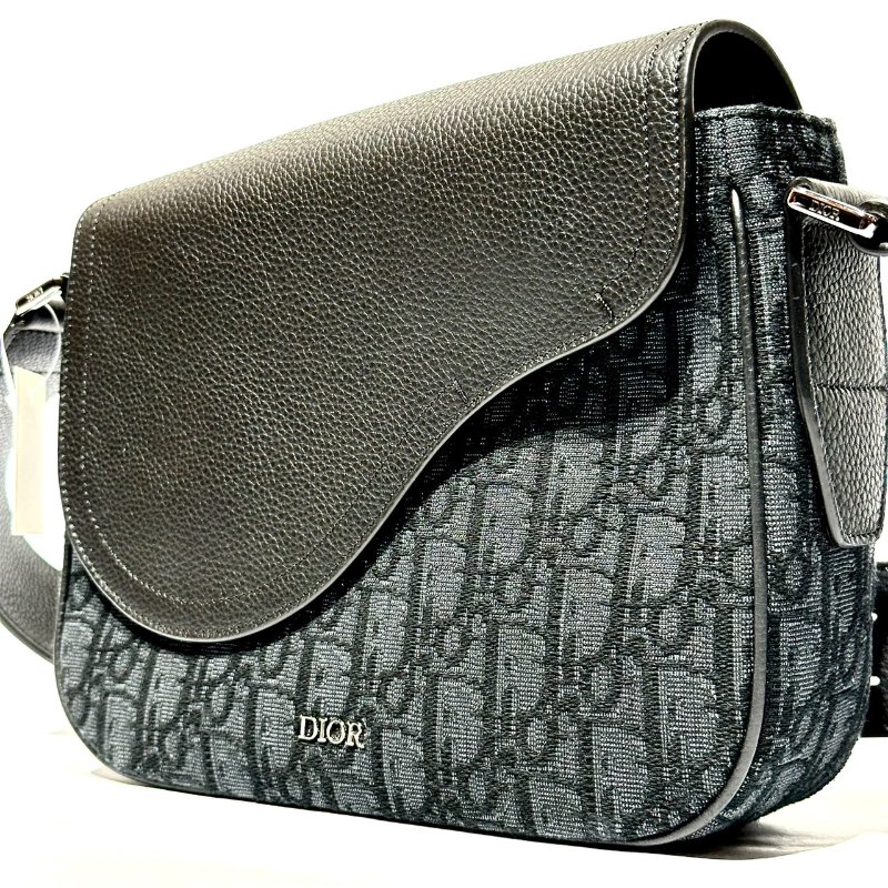 【美收精品】Dior經典老花編織馬鞍包 88-761-3