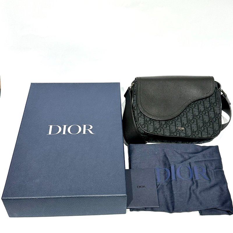 【美收精品】Dior經典老花編織馬鞍包 88-761-15