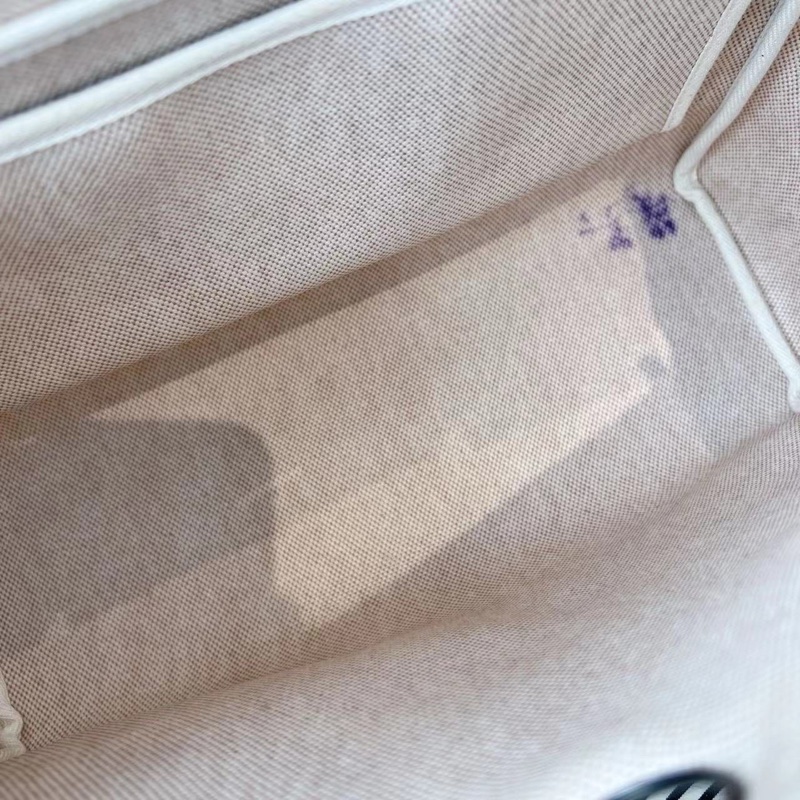 HERMES 棕拼黑帆布HERBAG31-18