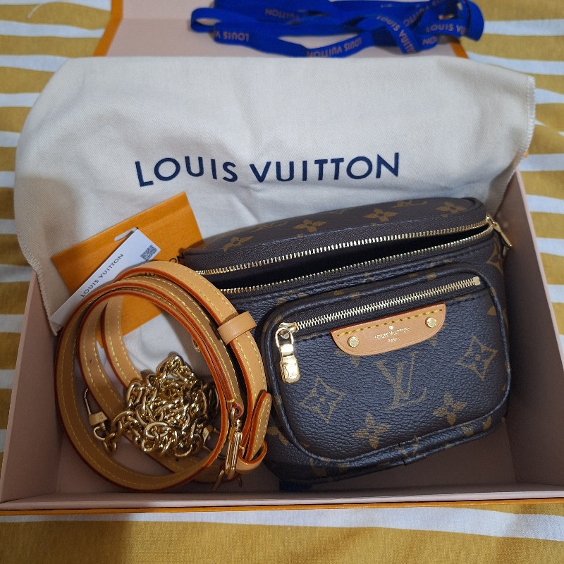 LV mini bumbag 老花迷你小腰包-0