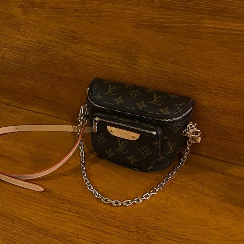 LV mini bumbag 老花迷你小腰包-4