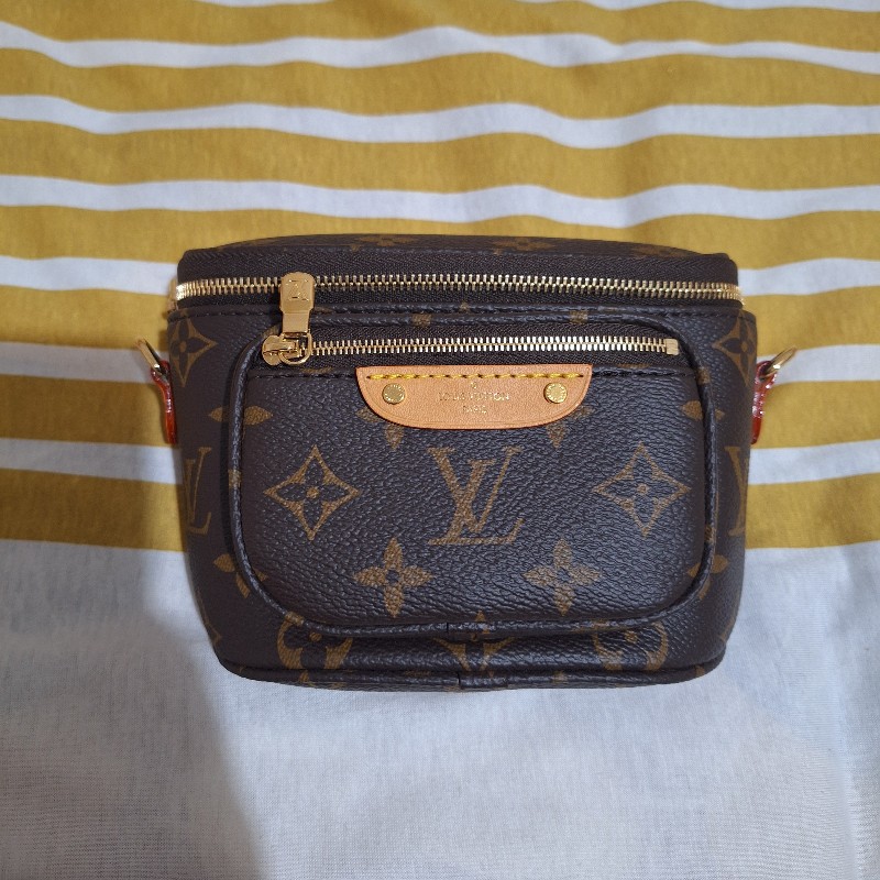 LV mini bumbag 老花迷你小腰包-5