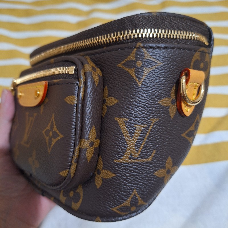 LV mini bumbag 老花迷你小腰包-9