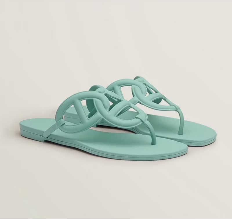 愛馬仕豬鼻拖鞋-0