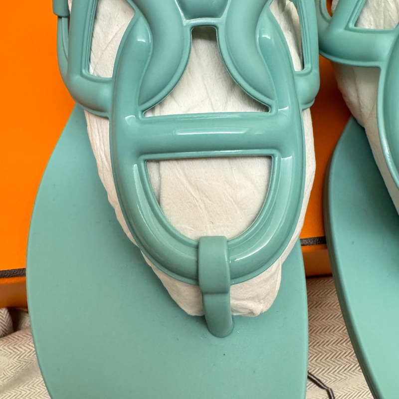 愛馬仕豬鼻拖鞋-6