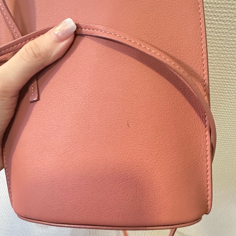 Loewe dice pocket 乾燥玫瑰粉-9