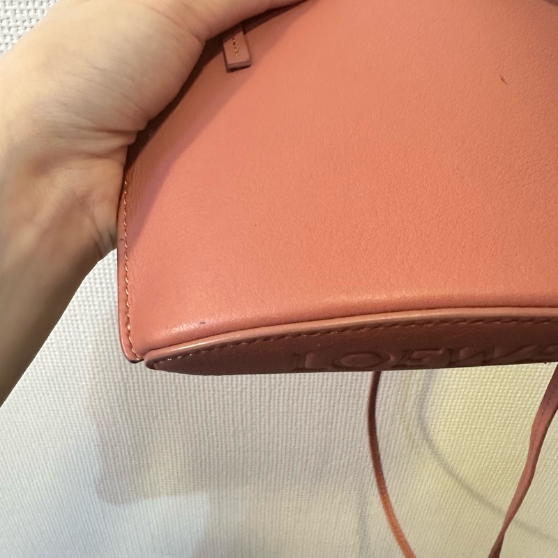 Loewe dice pocket 乾燥玫瑰粉-11