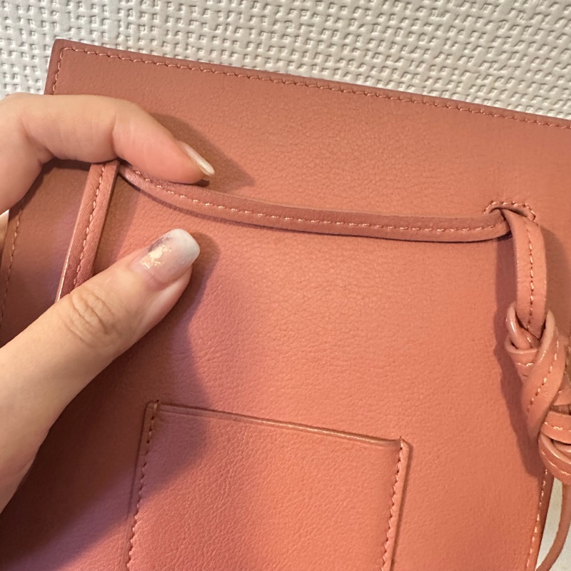 Loewe dice pocket 乾燥玫瑰粉-12