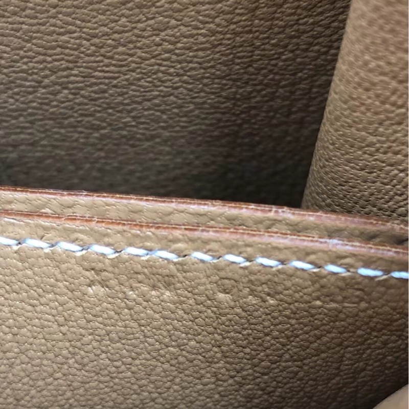 Hermes愛馬仕Roulis豬鼻子19金棕色馬鞍皮X刻-7